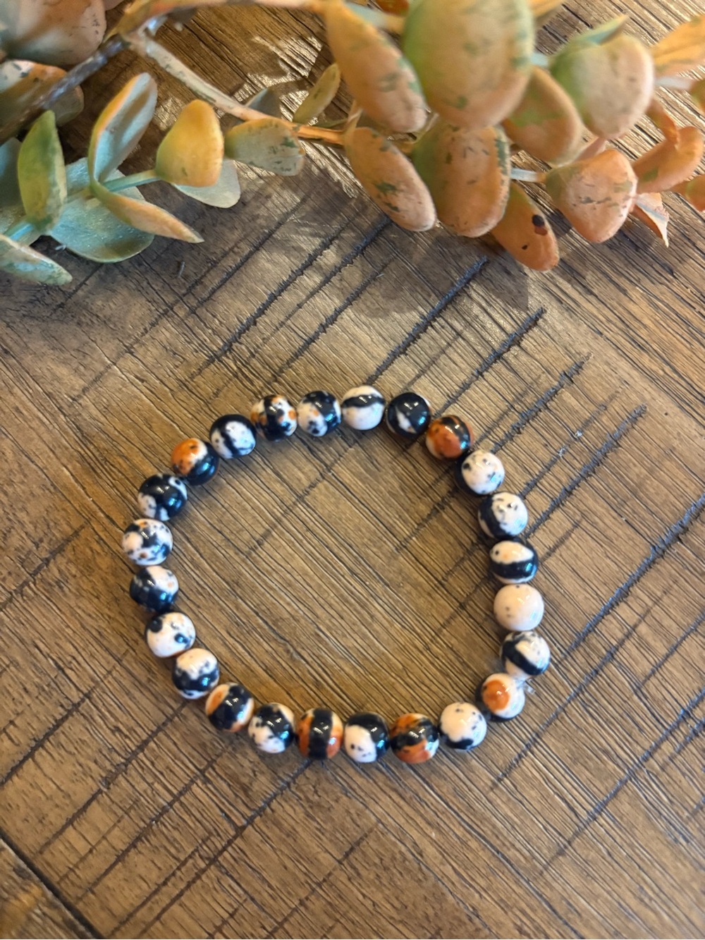 Ocelot Jade Gemstone Bracelet